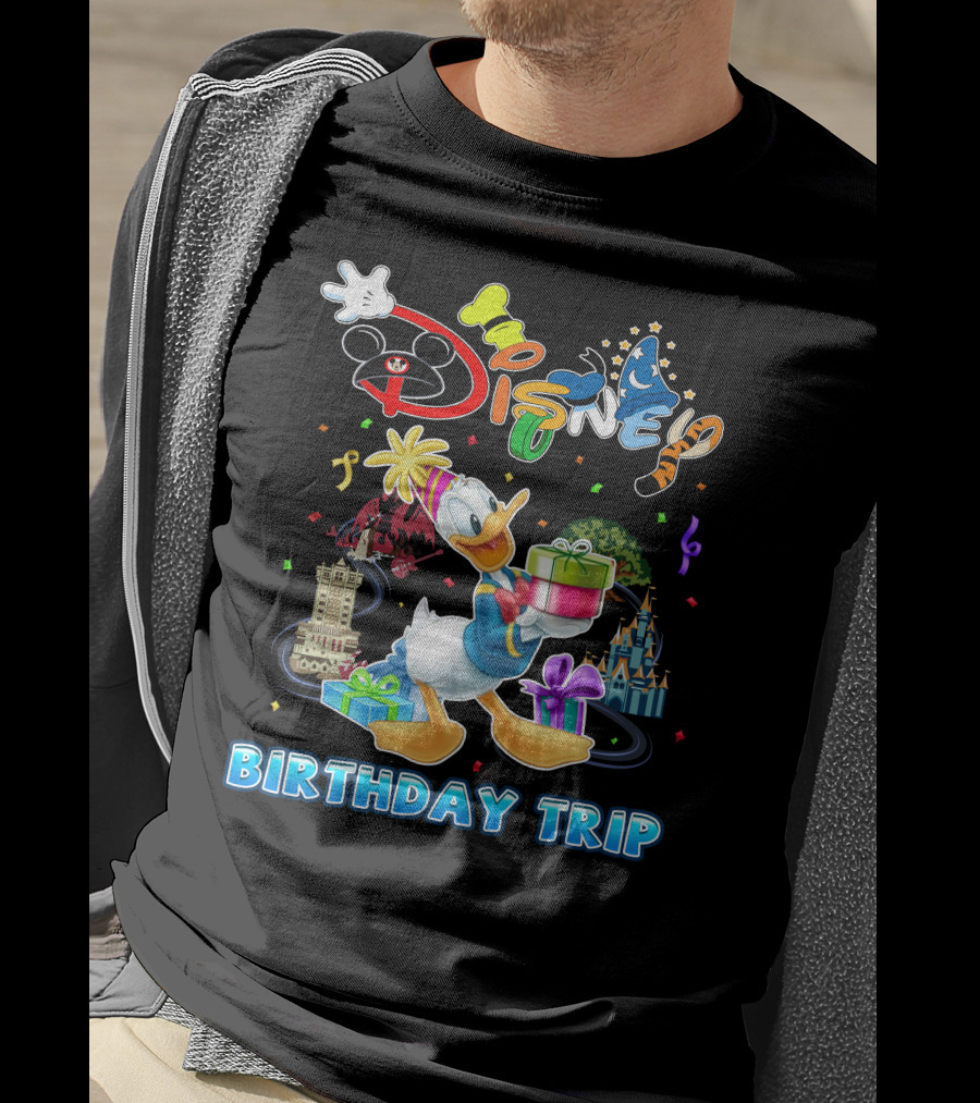 Disney Donald Birthday Trip T-Shirt