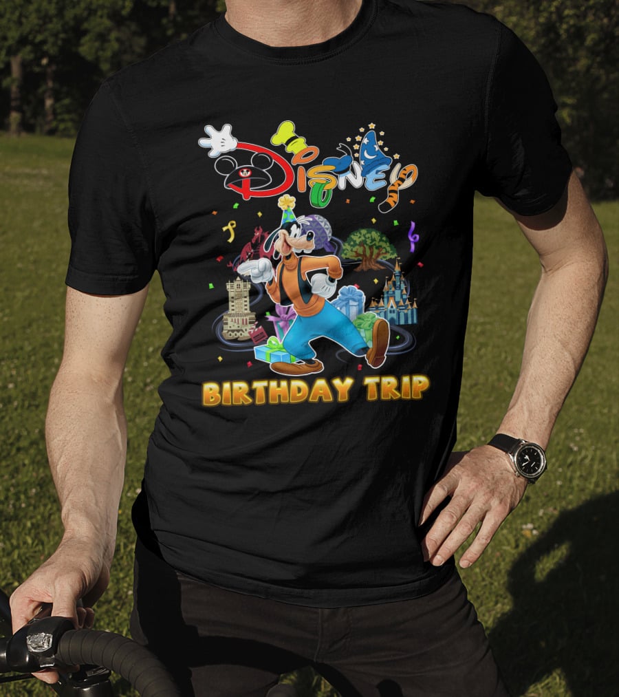 Disney Goofy Birthday Trip Adventure T-Shirt
