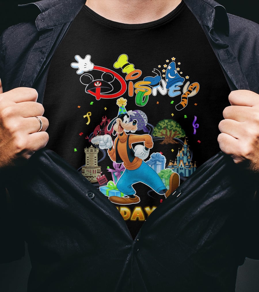Disney Goofy Birthday Trip Adventure T-Shirt