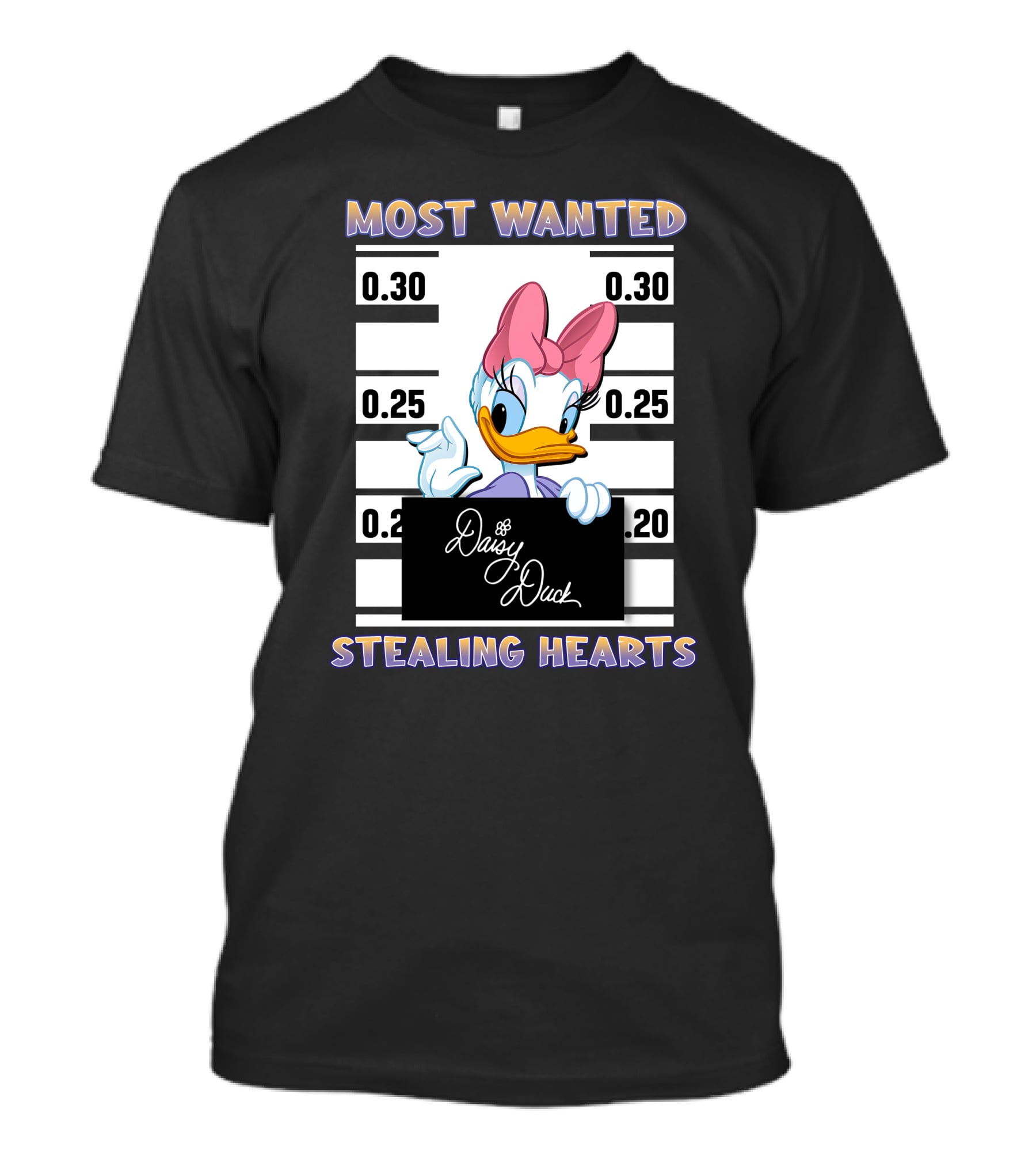 Most Wanted Daisy Duck Stealing Hearts T-Shirt