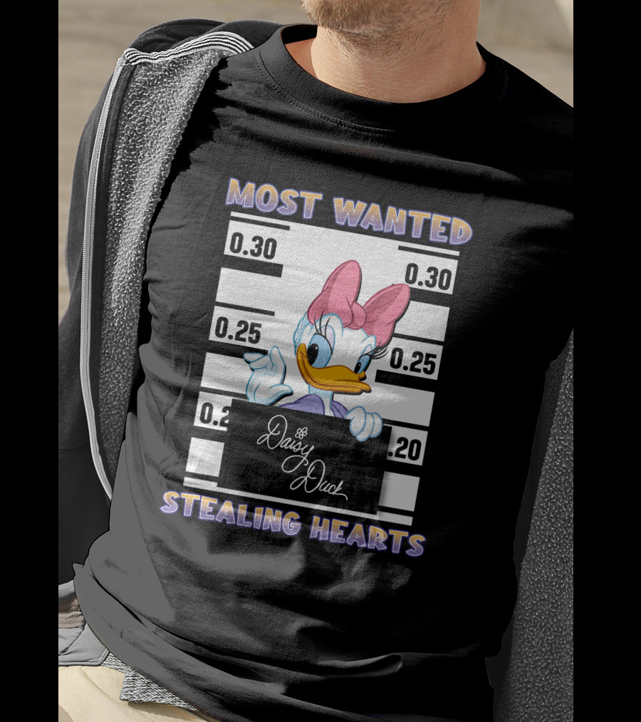 Most Wanted Daisy Duck Stealing Hearts T-Shirt