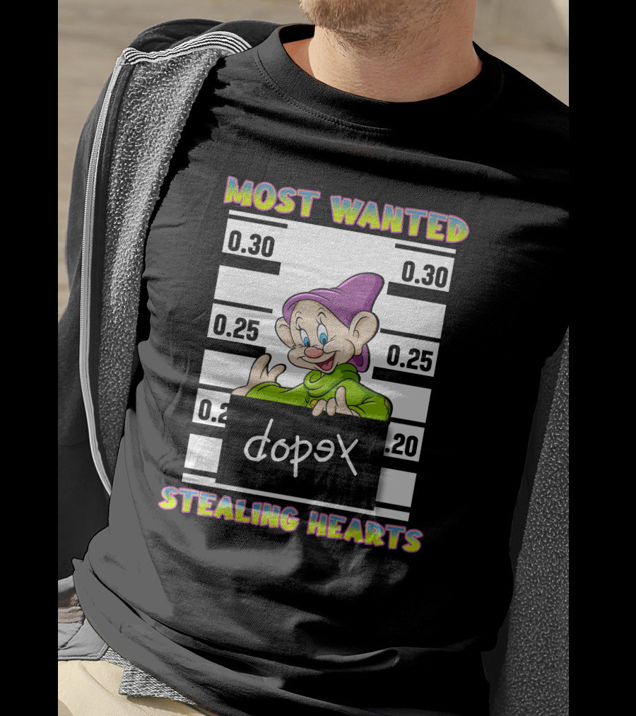 Most Wanted Dopey Stealing Hearts T-Shirt