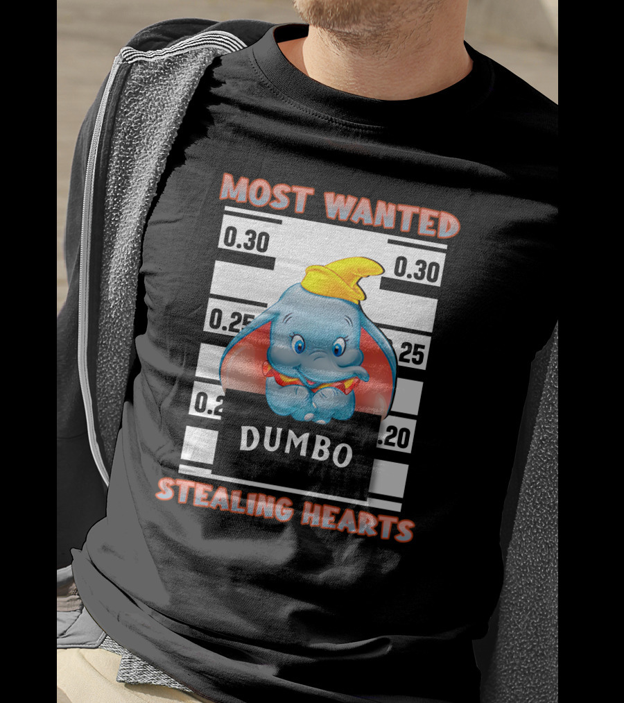Most Wanted Dumbo Stealing Hearts T-Shirt
