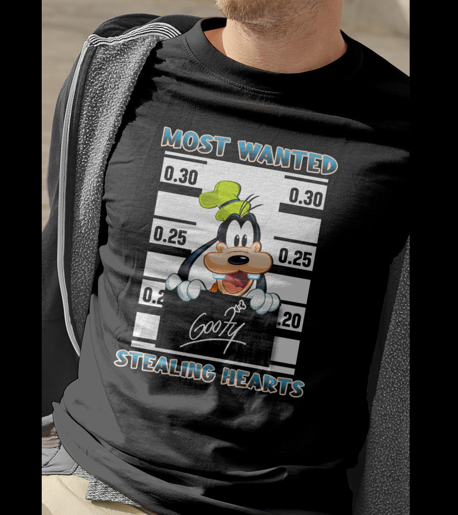 Most Wanted Goofy Stealing Hearts T-Shirt