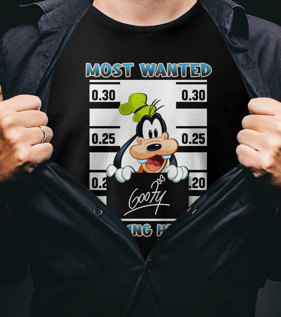 Most Wanted Goofy Stealing Hearts T-Shirt