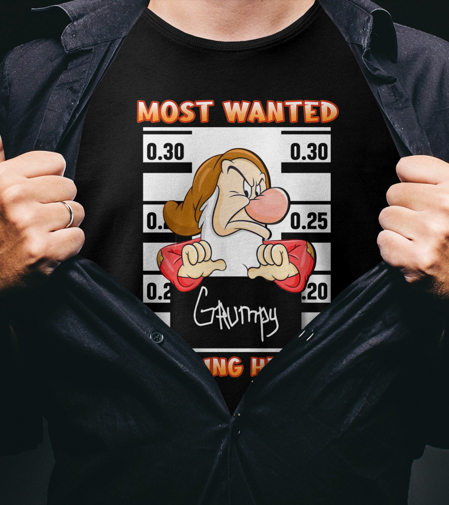 Most Wanted Grumpy Stealing Hearts T-Shirt