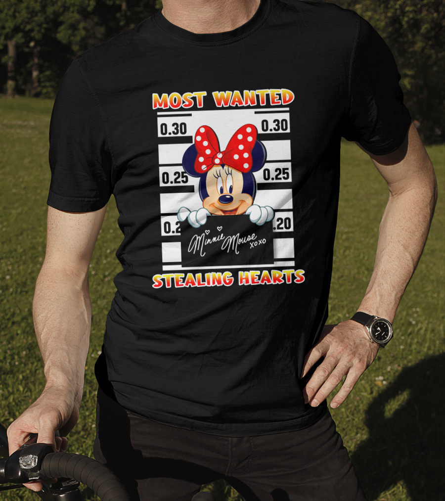 Most Wanted Minnie Mouse Stealing Hearts T-Shirt