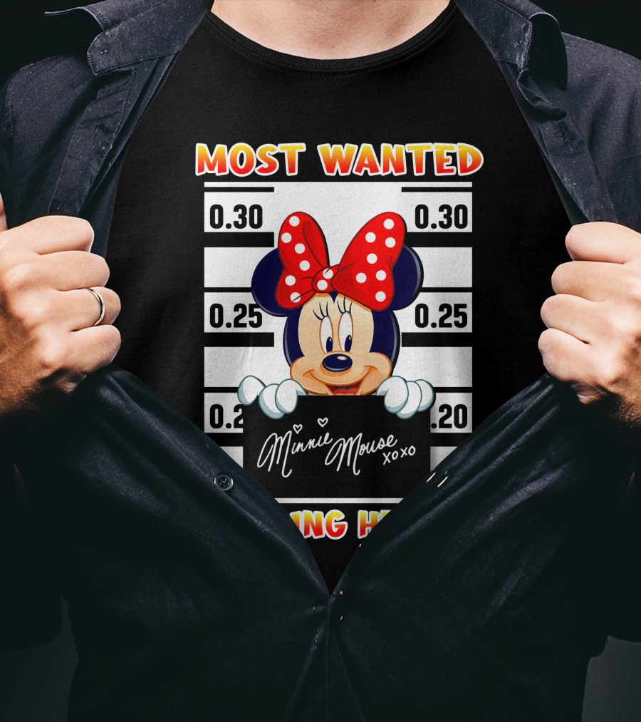Most Wanted Minnie Mouse Stealing Hearts T-Shirt