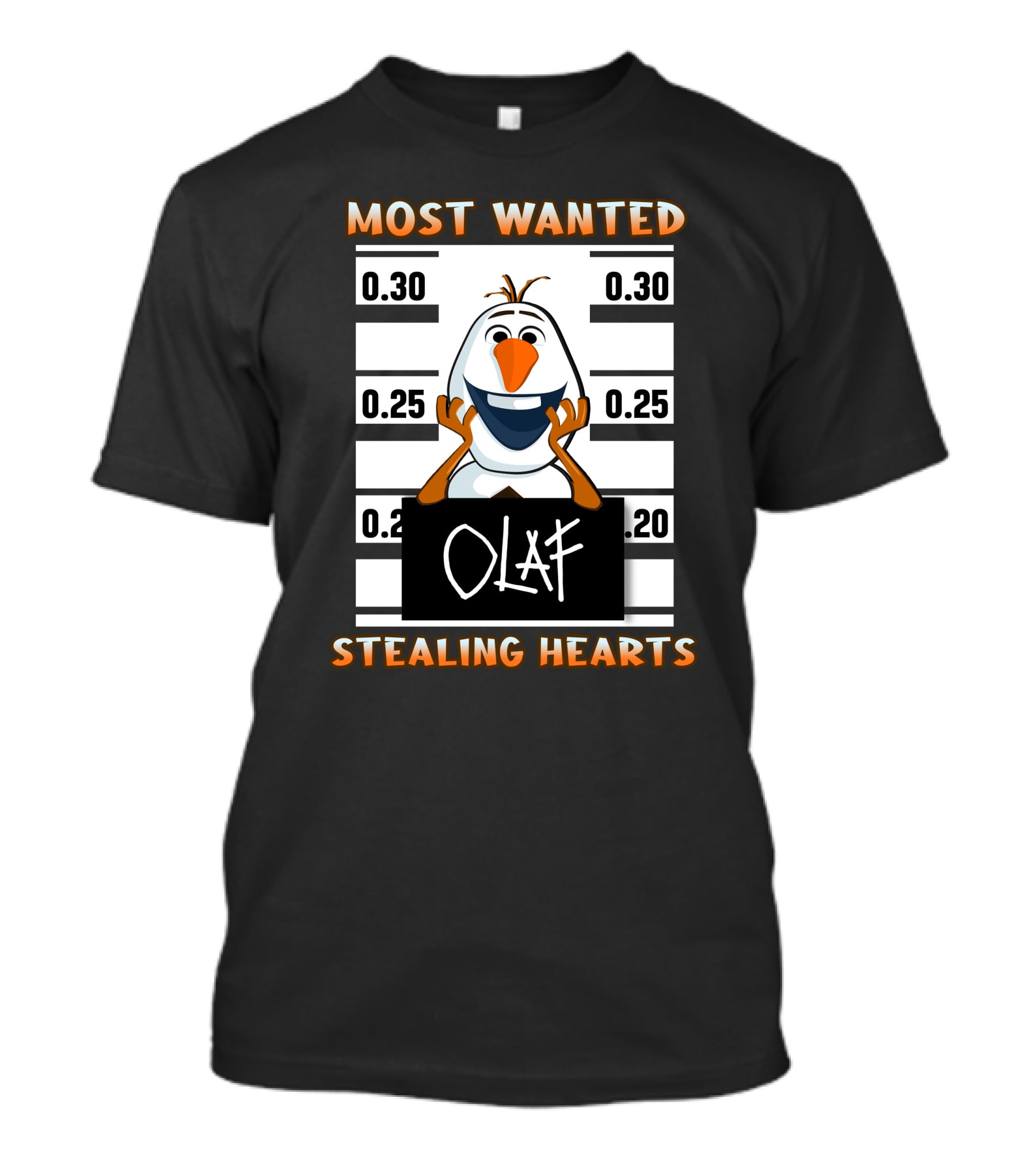 Most Wanted Olaf Stealing Hearts T-Shirt
