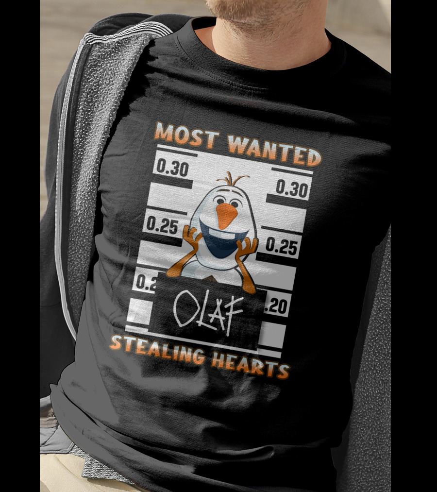 Most Wanted Olaf Stealing Hearts T-Shirt