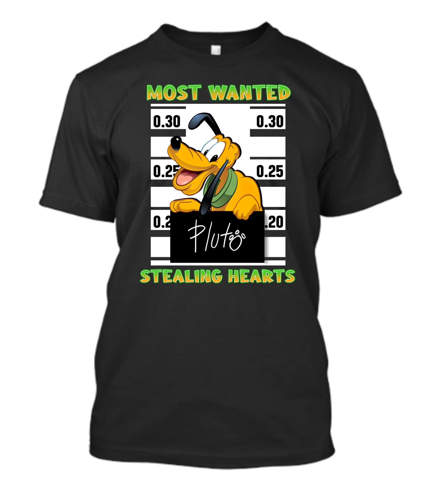 Most Wanted Stealing Hearts Pluto T-Shirt