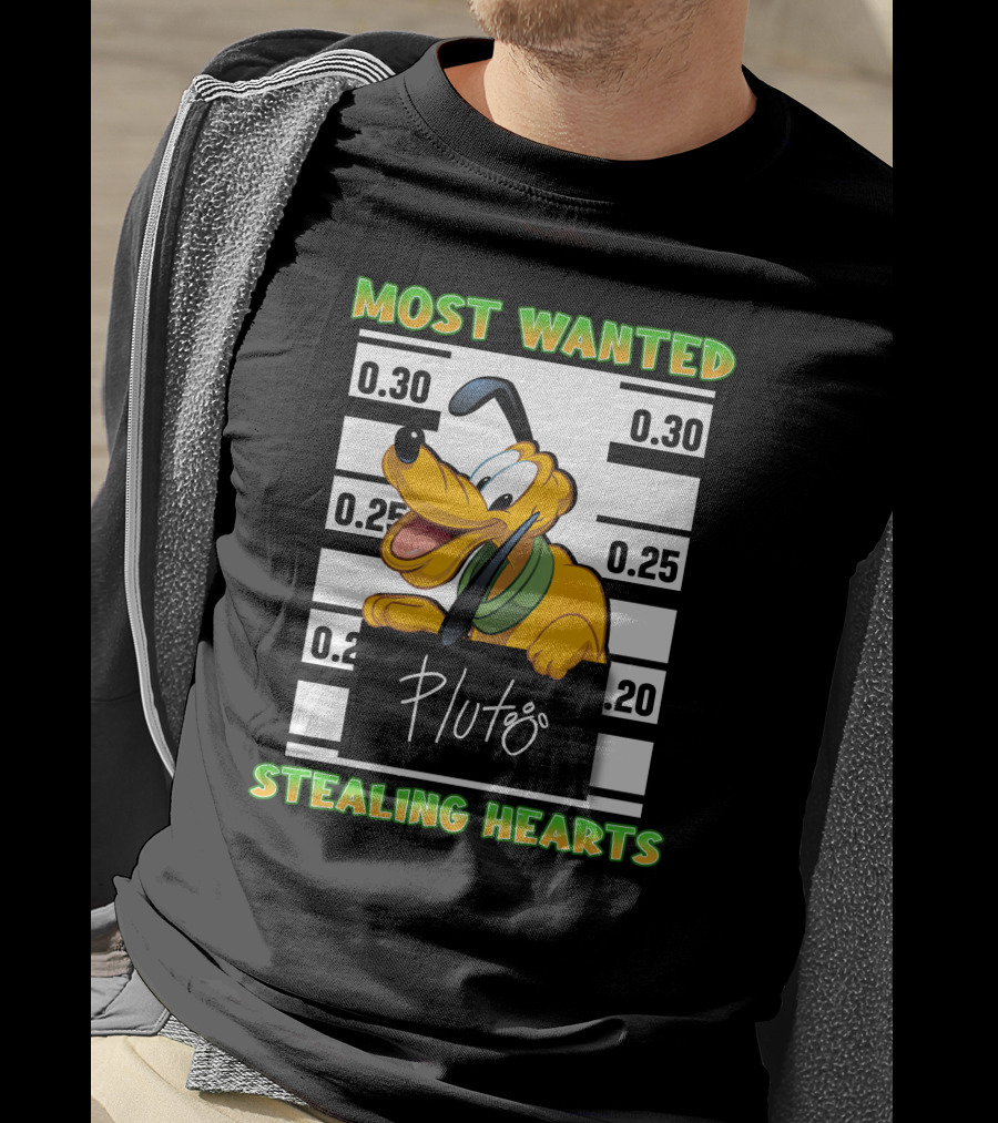 Most Wanted Stealing Hearts Pluto T-Shirt