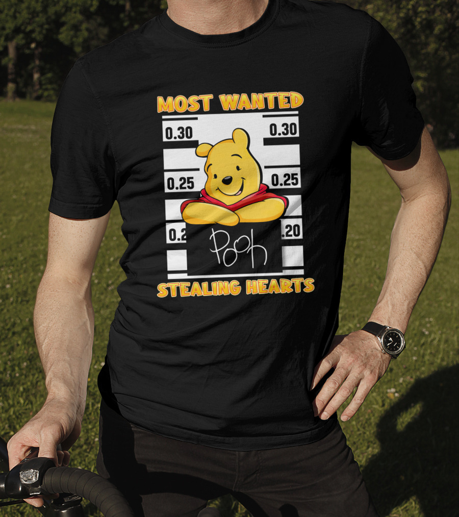 Most Wanted Pooh Stealing Hearts T-Shirt