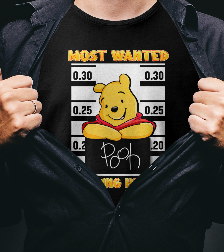 Most Wanted Pooh Stealing Hearts T-Shirt