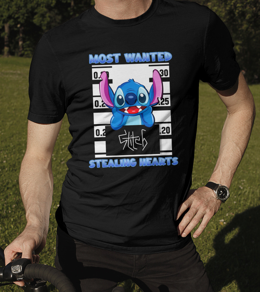Most Wanted Stitch Stealing Hearts T-Shirt