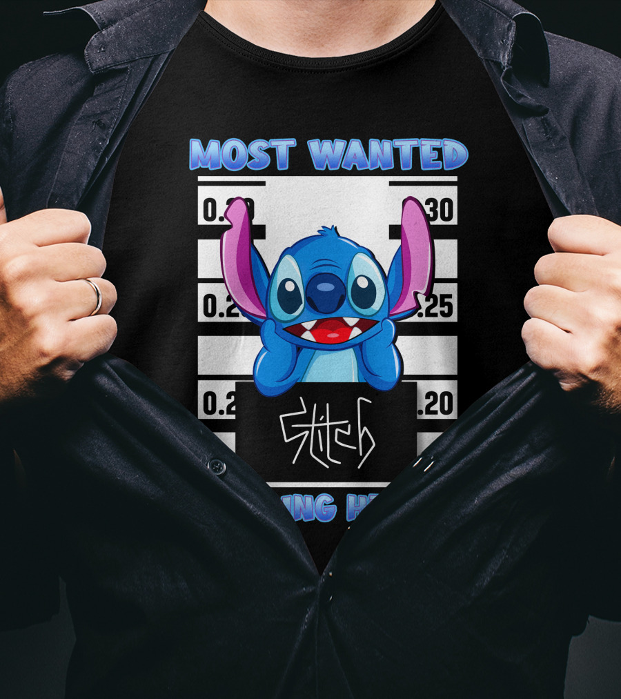 Most Wanted Stitch Stealing Hearts T-Shirt