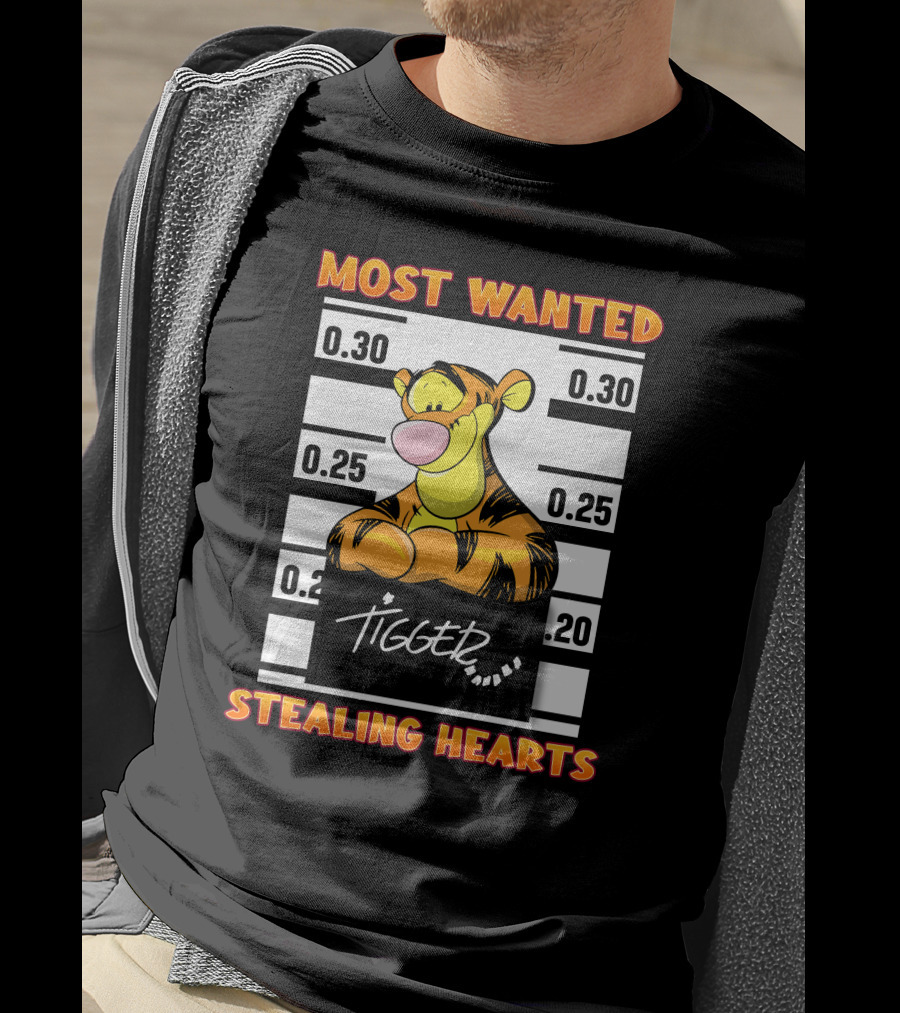Most Wanted Tigger Stealing Hearts T-Shirt