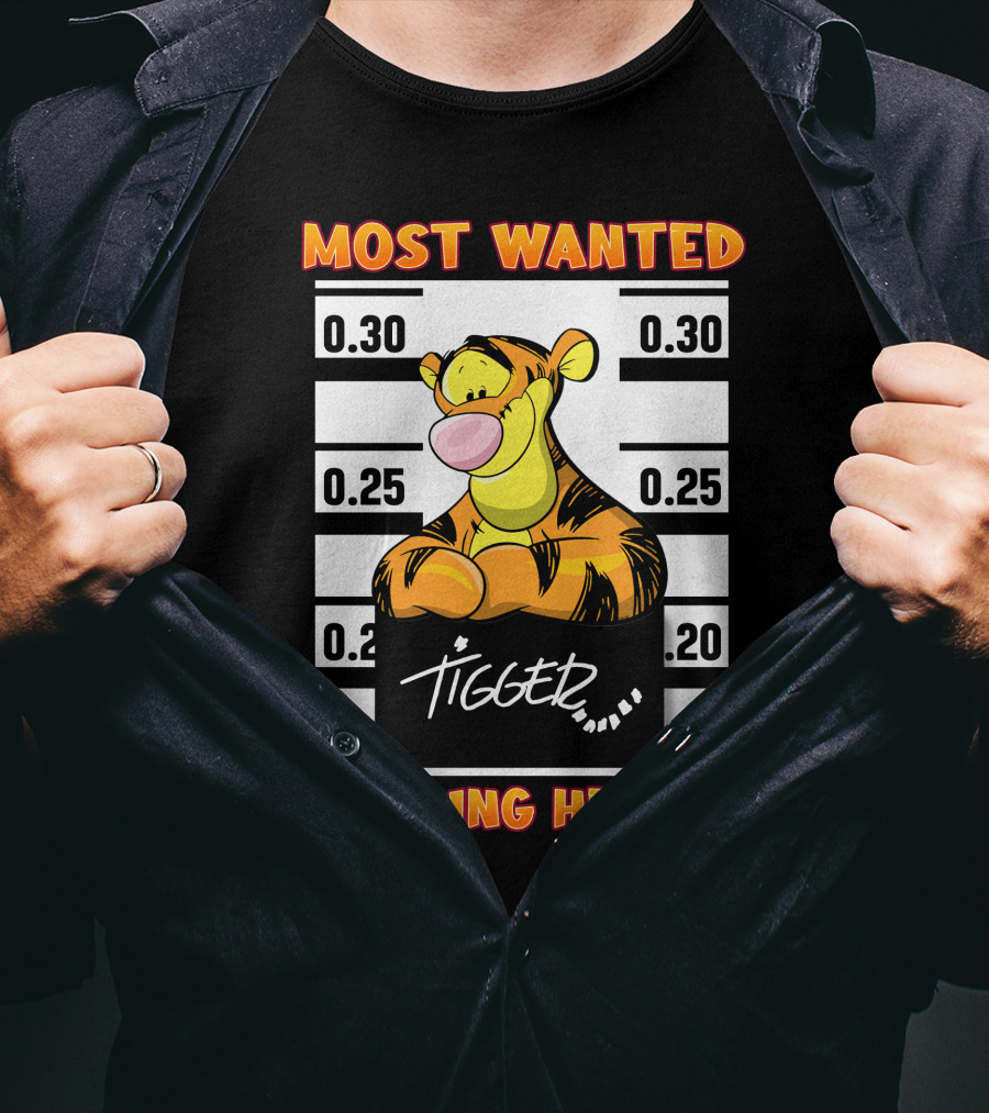Most Wanted Tigger Stealing Hearts T-Shirt