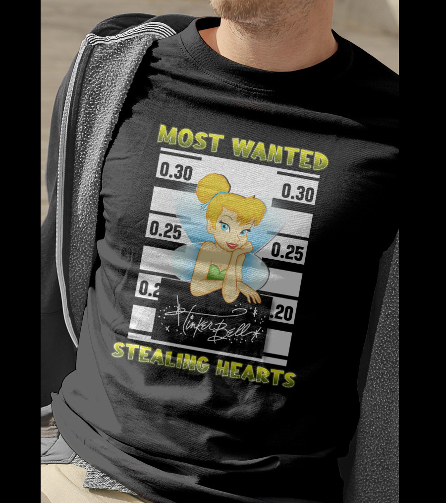 Most Wanted Tinkerbell Stealing Hearts T-Shirt
