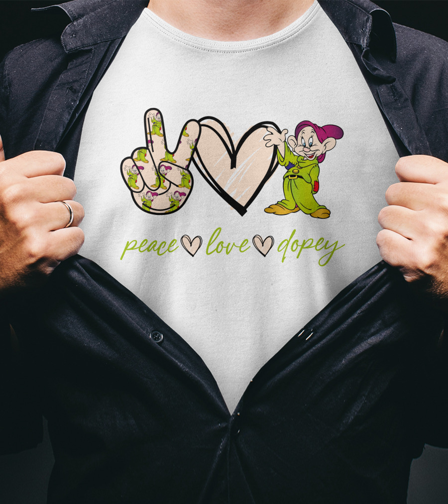Peace Love Dopey T-Shirt