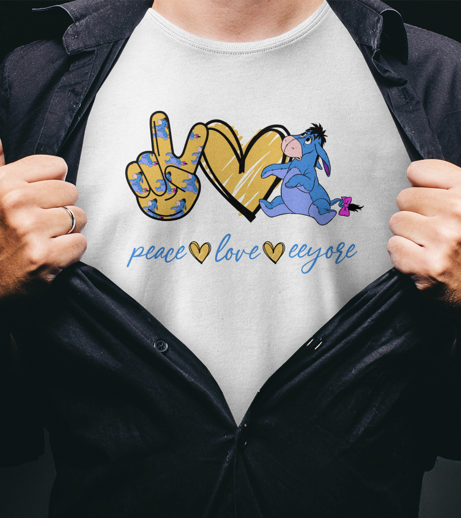 Peace Love Eeyore T-Shirt