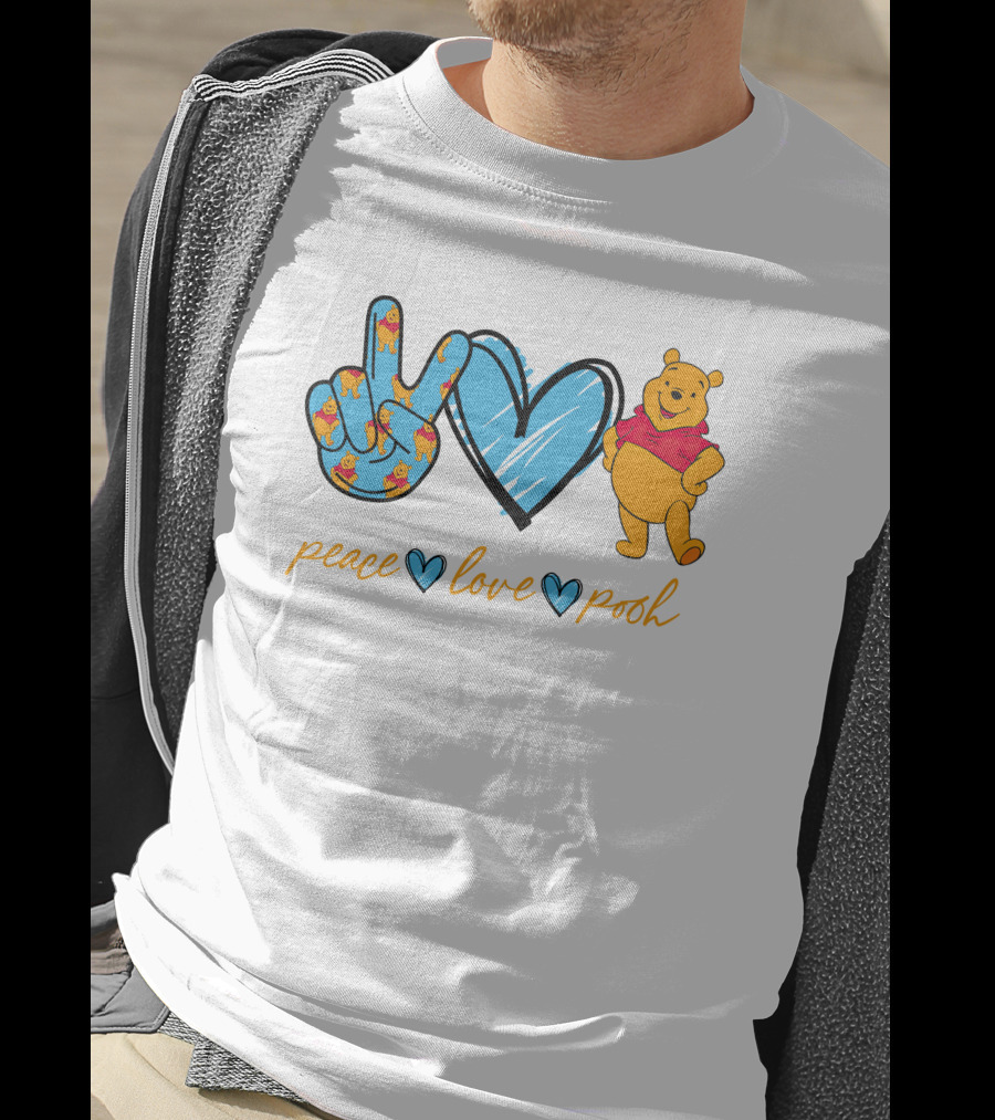 Peace Love Pooh T-Shirt