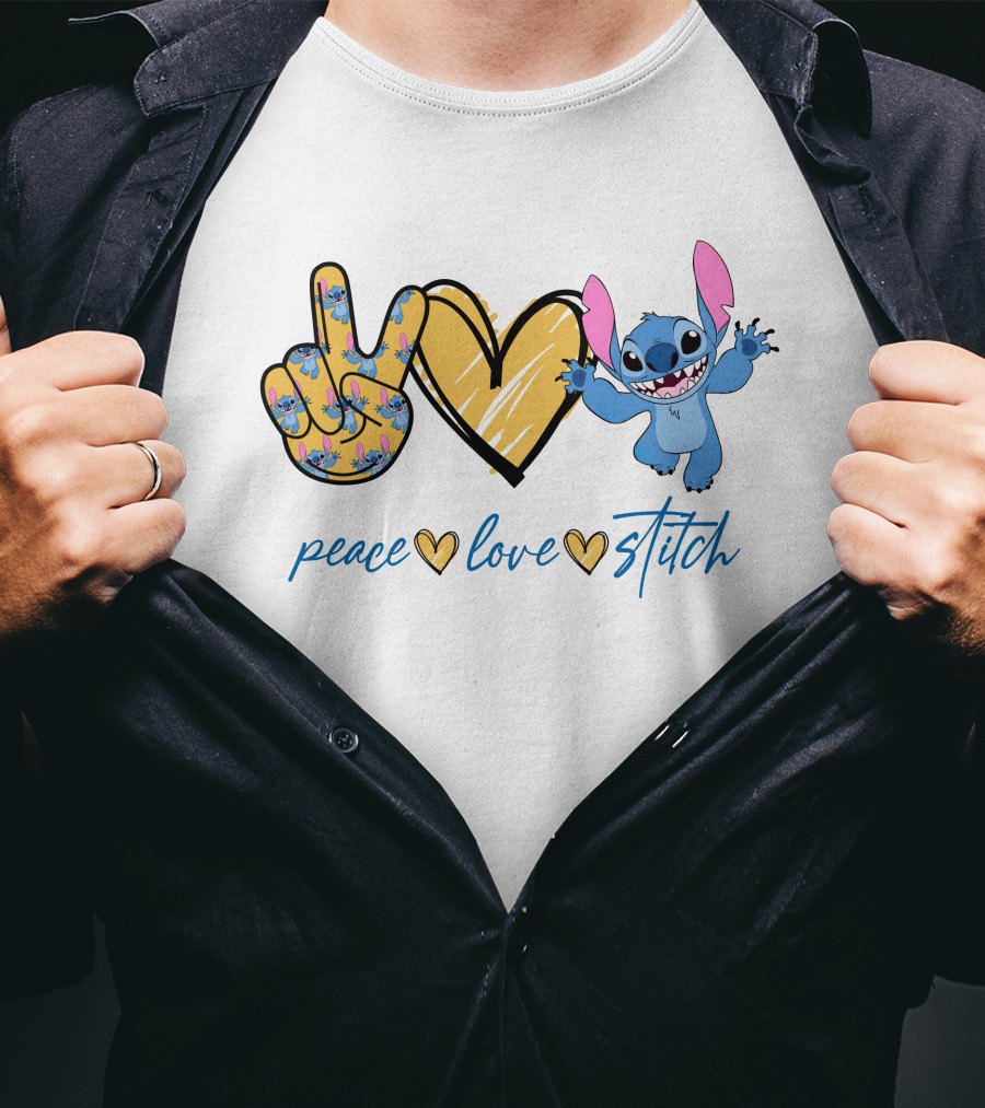 Peace Love Stitch T-Shirt