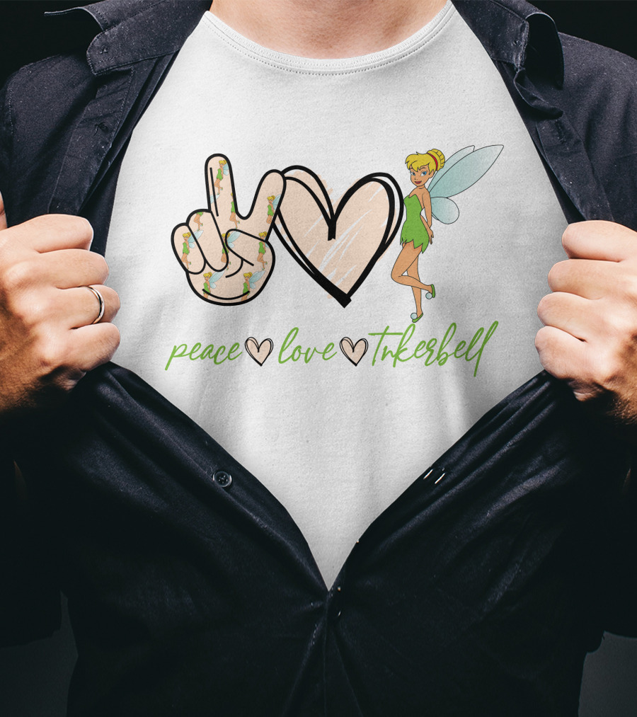 Peace Love Tinkerbell T-Shirt