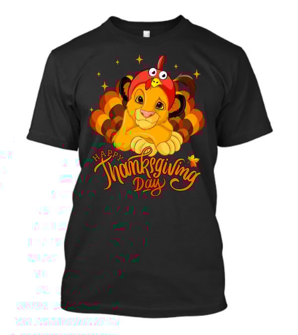 Simba Happy Thanksgiving Day T-Shirt