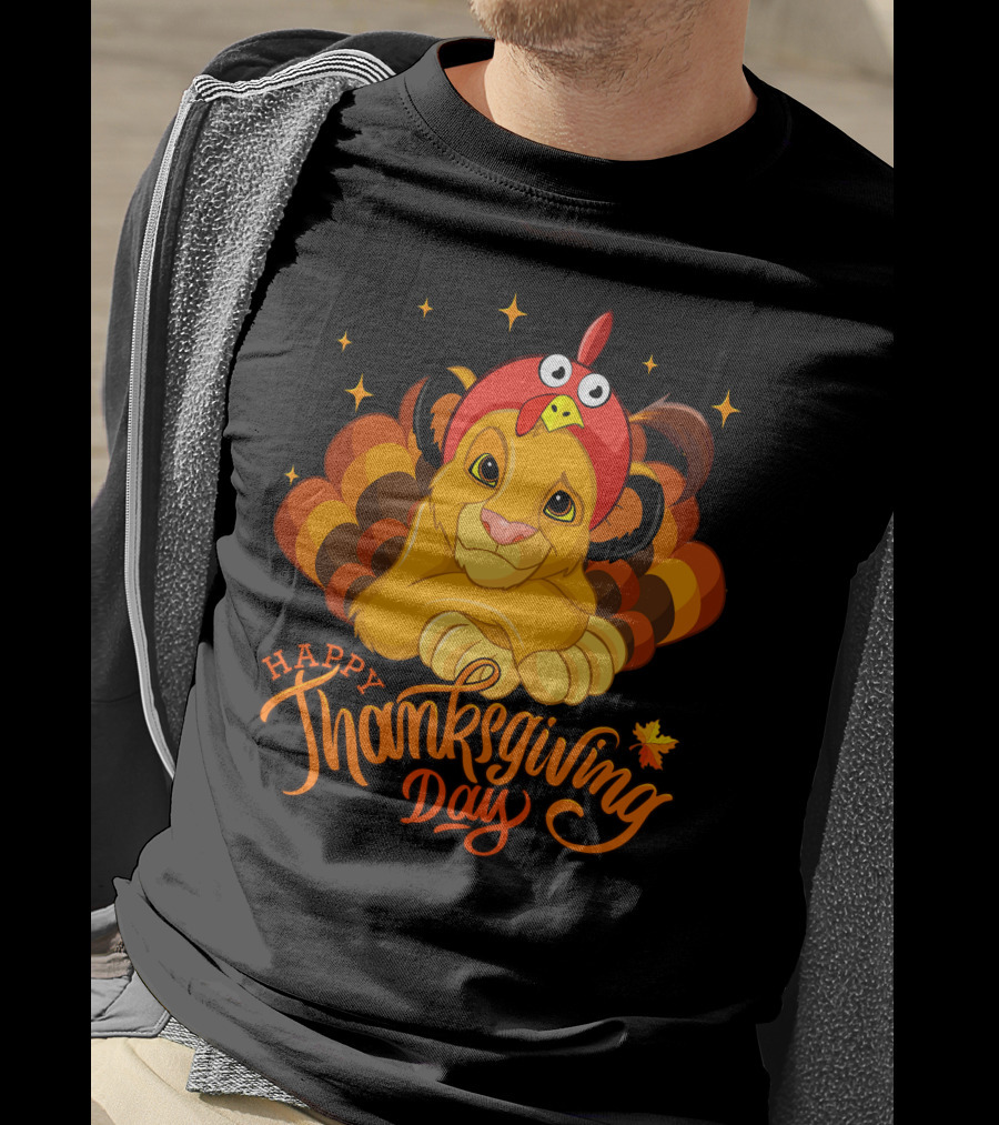 Simba Happy Thanksgiving Day T-Shirt