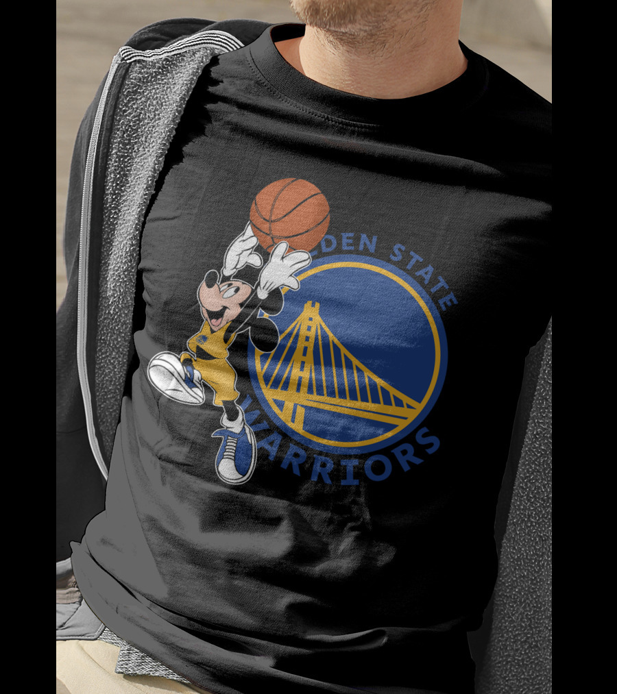 Mickey Golden State Warriors Basketball T-Shirt