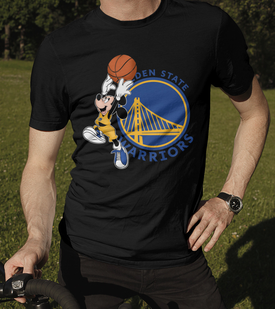 Mickey Golden State Warriors Basketball T-Shirt