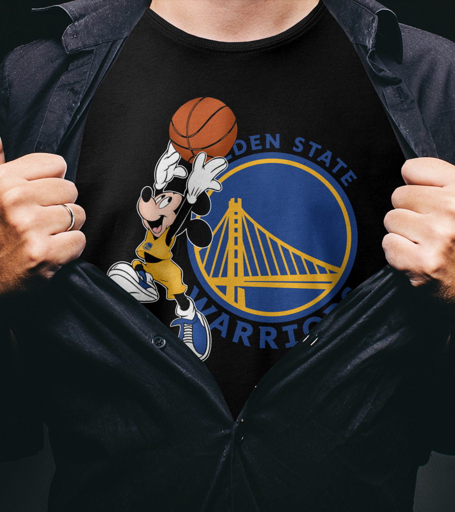 Mickey Golden State Warriors Basketball T-Shirt