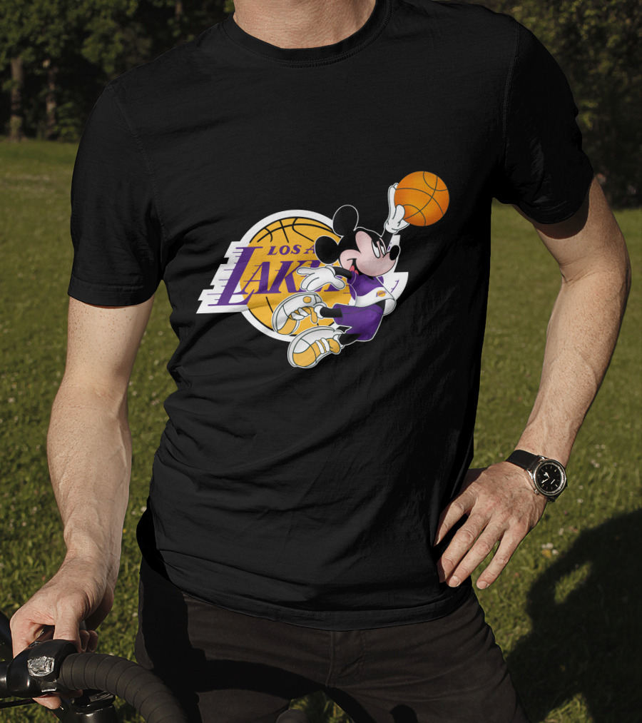 Mickey Los Angeles Lakers Basketball T-Shirt