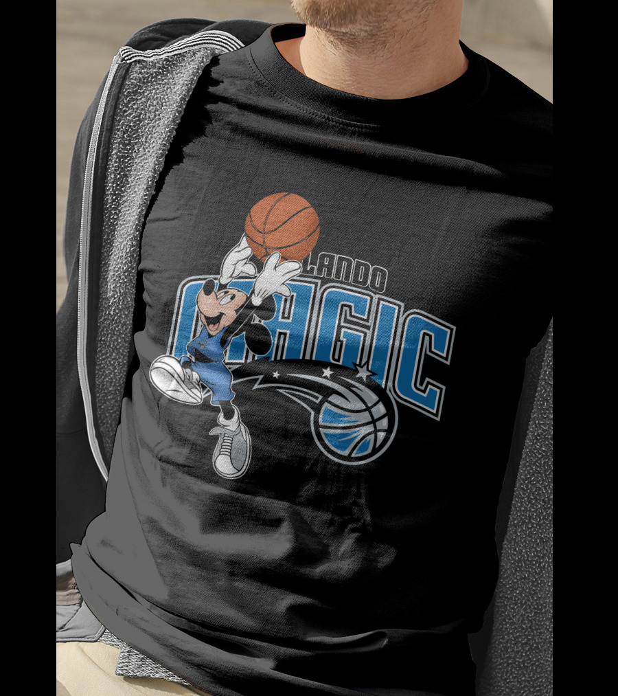 Mickey Orlando Magic Basketball T-Shirt