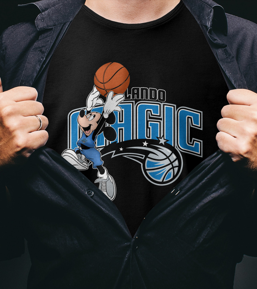 Mickey Orlando Magic Basketball T-Shirt