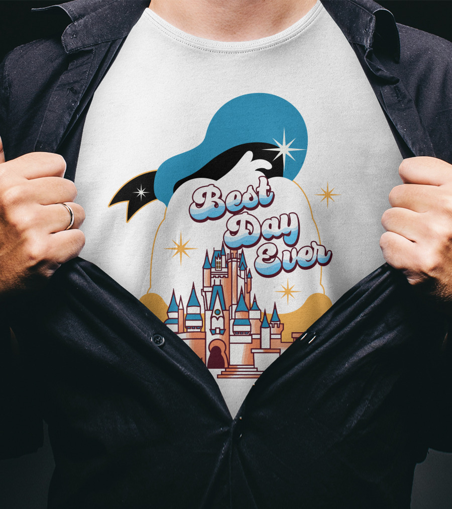 Best Day Ever Castle And Donald Hat T-Shirt