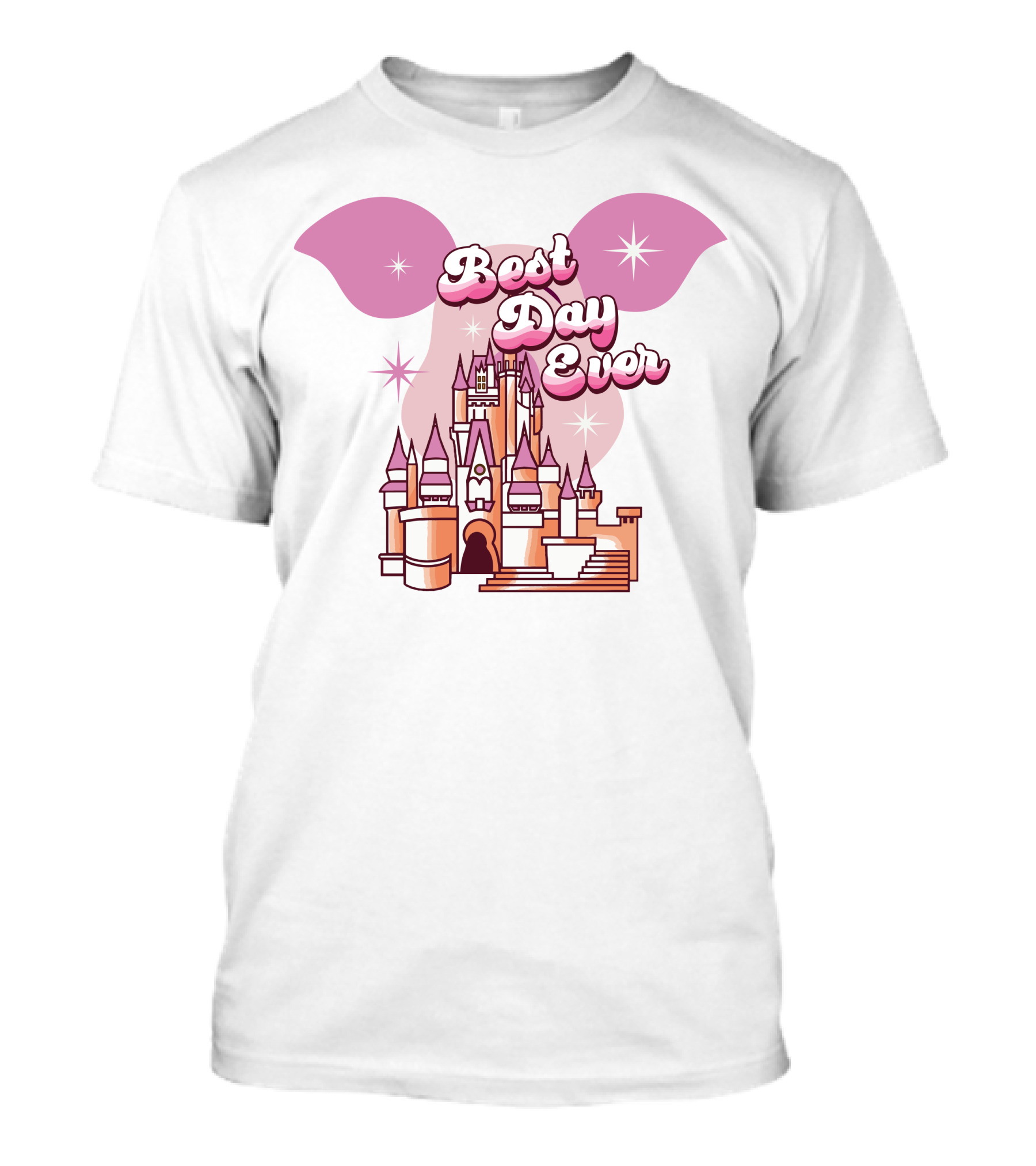 Best Day Ever Piglet Ears Castle Magic Stars T-Shirt