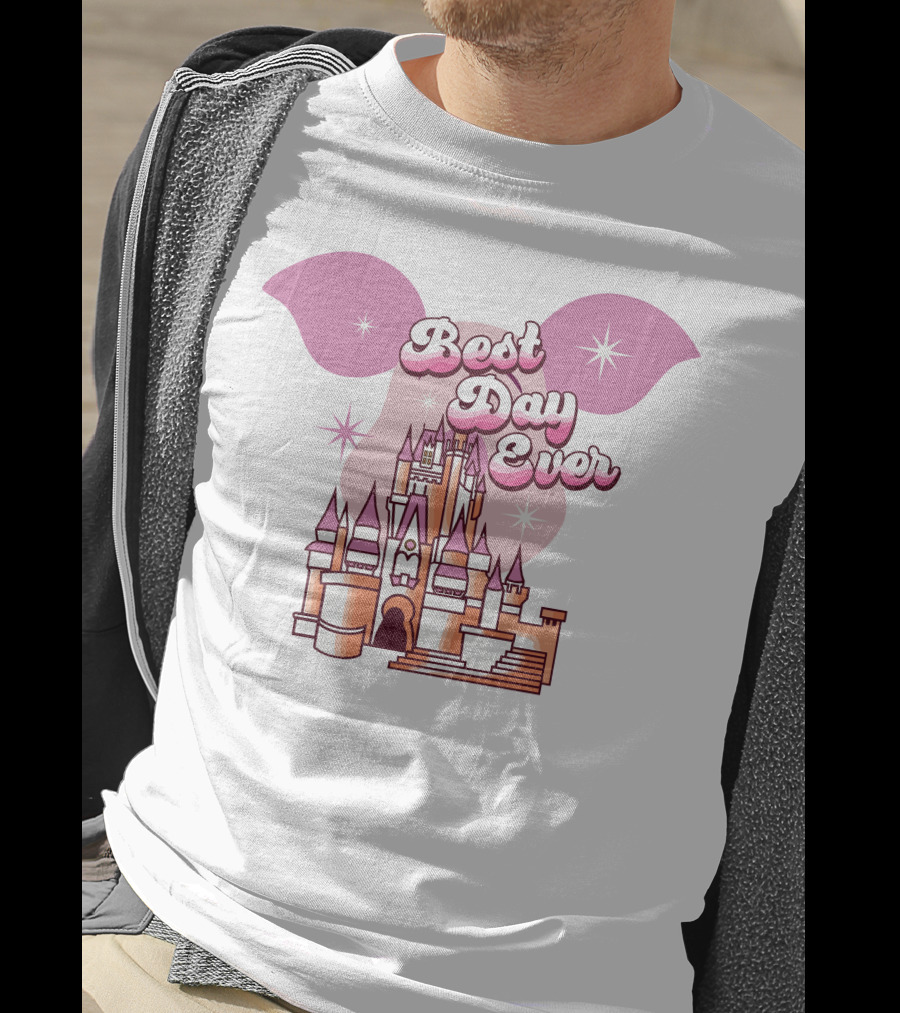 Best Day Ever Piglet Ears Castle Magic Stars T-Shirt