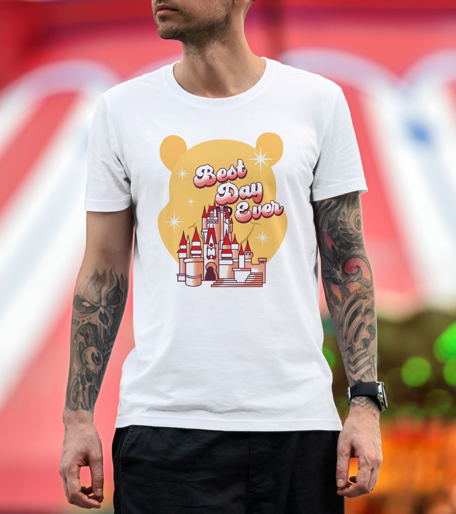 Best Day Ever Pooh Castle T-Shirt