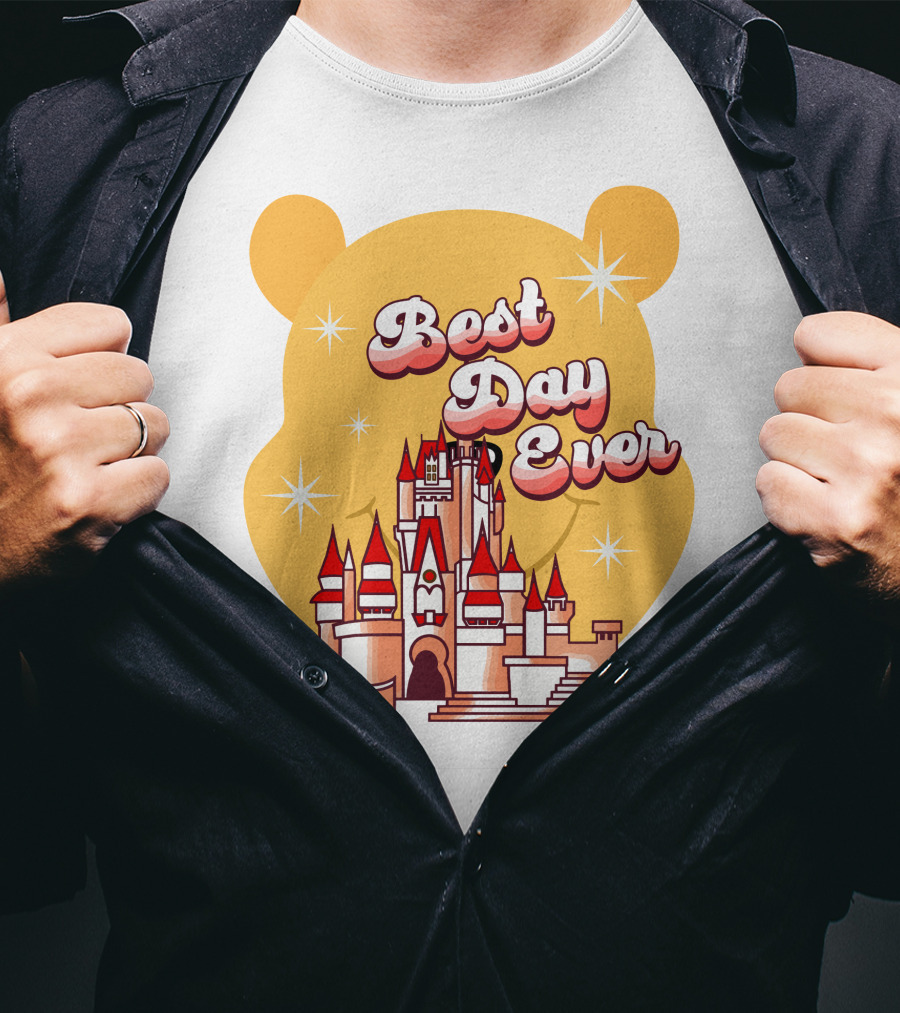 Best Day Ever Pooh Castle T-Shirt