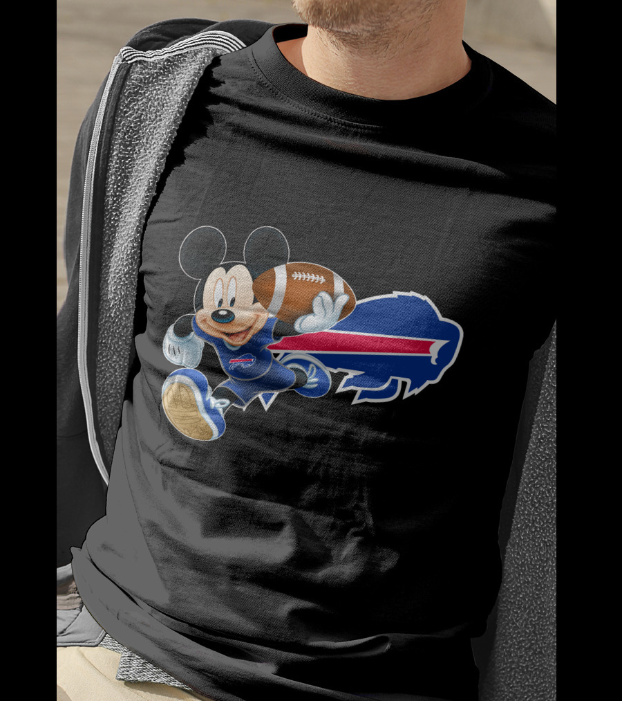 Mickey Mouse Buffalo Bills Football T-Shirt