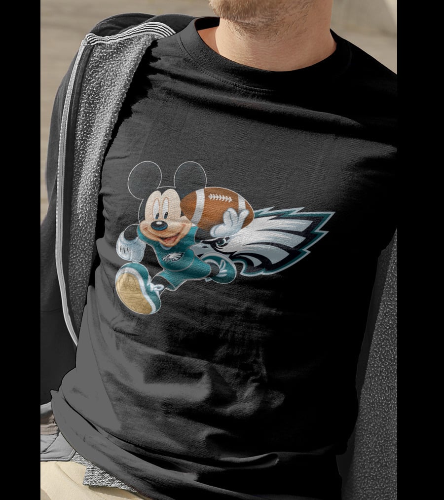 Mickey Fe Philadelphia Eagles Football Running Back T-Shirt