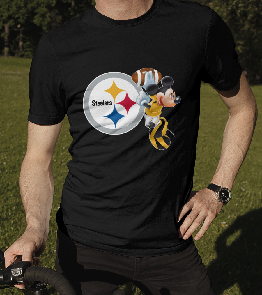 Steelers Mickey Ps Football Fan T-Shirt