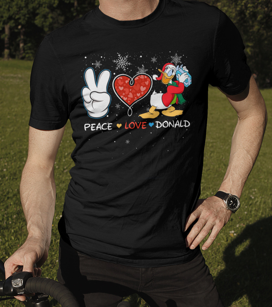 Peace Love Donald T-Shirt