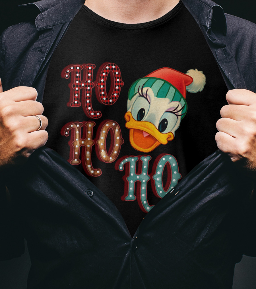 Ho Ho Ho Daisy Holiday Fun T-Shirt