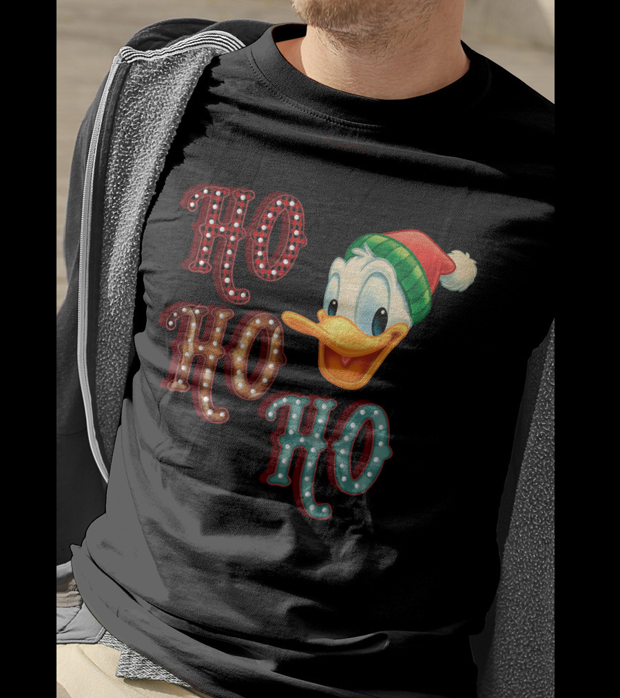 Ho Ho Ho Donald Christmas Hat T-Shirt