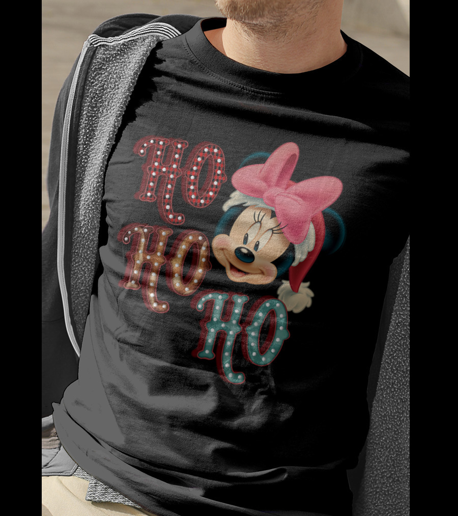 Minnie Mouse Christmas Ho Ho Ho T-Shirt