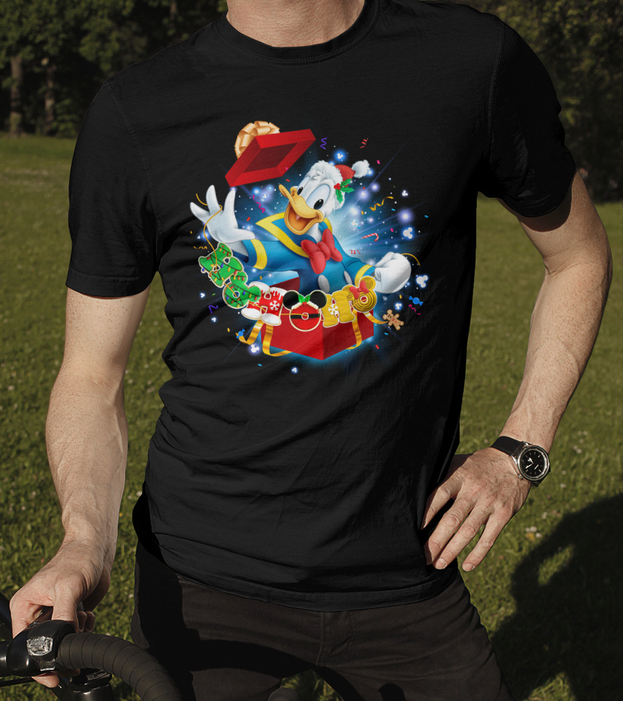 Donald Duck Christmas Magic Holiday Surprise T-Shirt