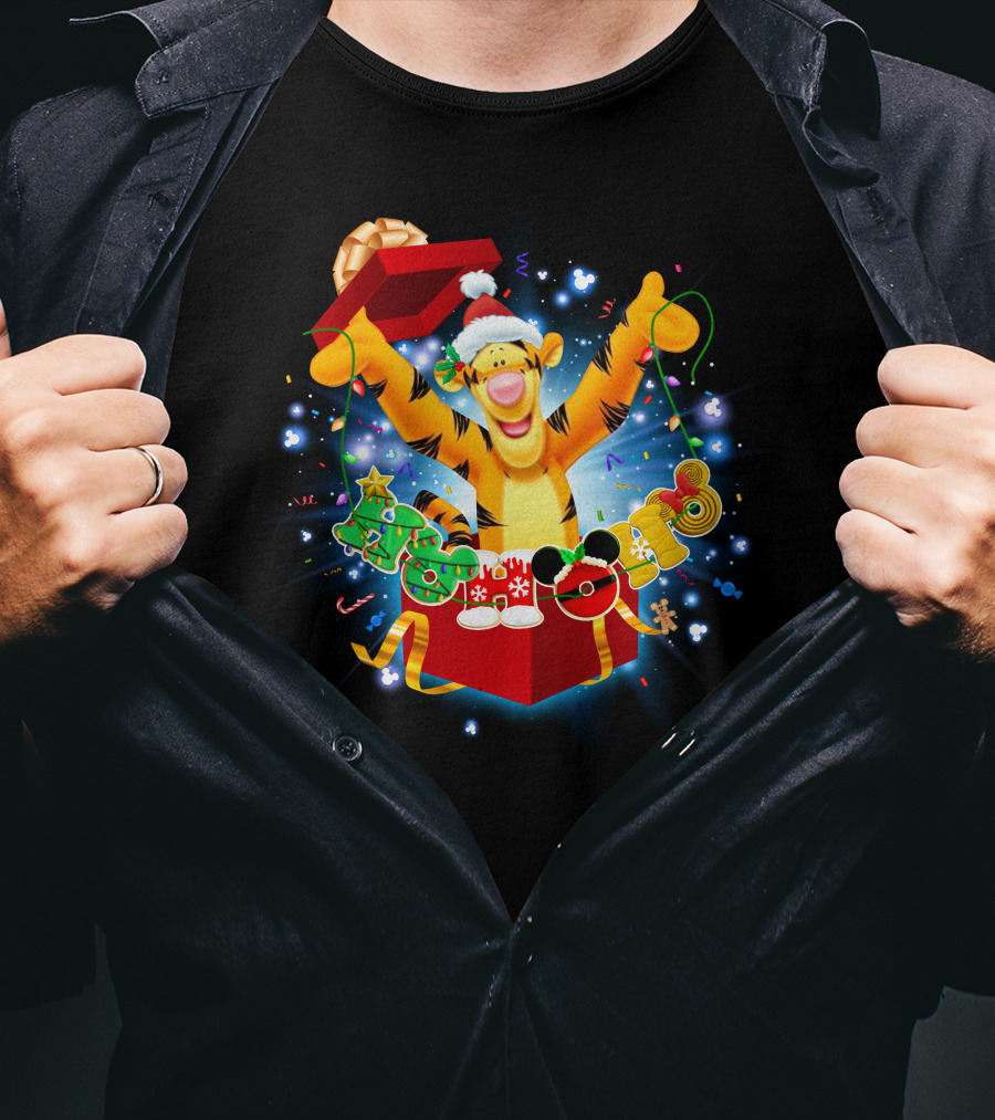 Tigger Christmas Celebration Disney Magic Pixar T-Shirt